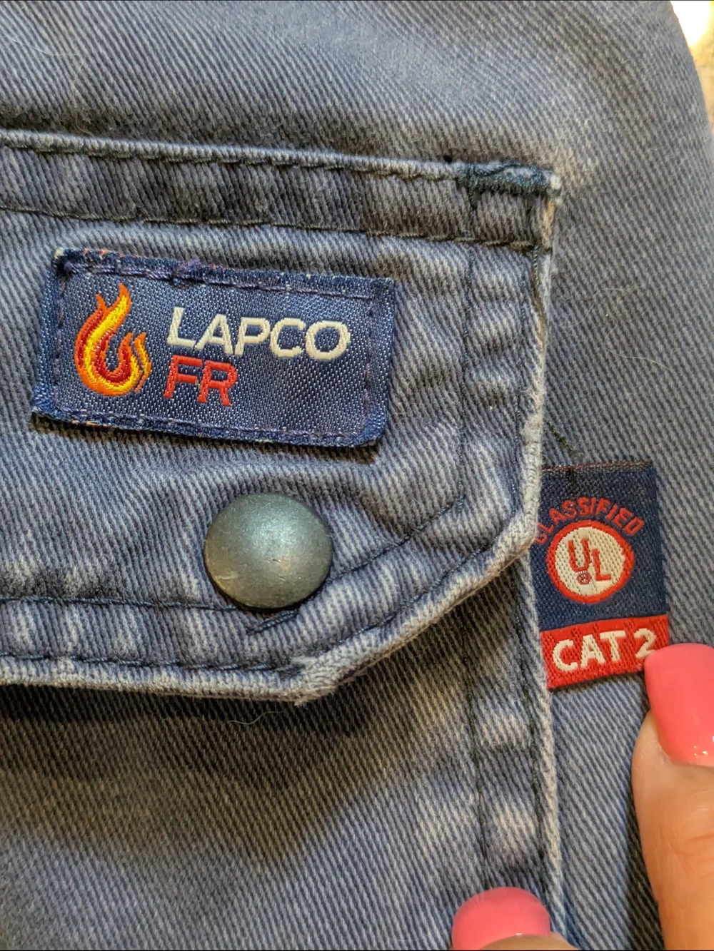 LAPCO FR Flame Resistant Pants 34x32 CAT 2 Workwear Cargo Utility